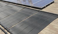 Solar mat roof